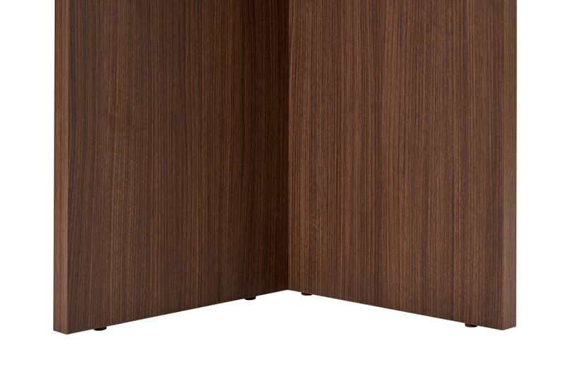 Dano Ovalt Matbord 180x90 cm med Travertin- och Valnötsutseende - Beige - Möbler - Bord & matgrupp - Matbord & köksbord
