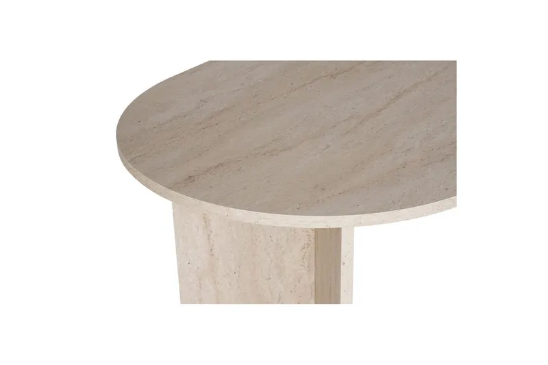 Dano Ovalt Matbord 180x90 cm med Travertinutseende - Beige - Möbler - Bord & matgrupp - Matbord & köksbord