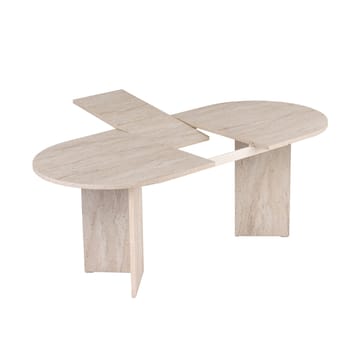 Dano Utdragbart Matbord 160 cm Oval - Travertin - Möbler - Bord & matgrupp - Matbord & köksbord