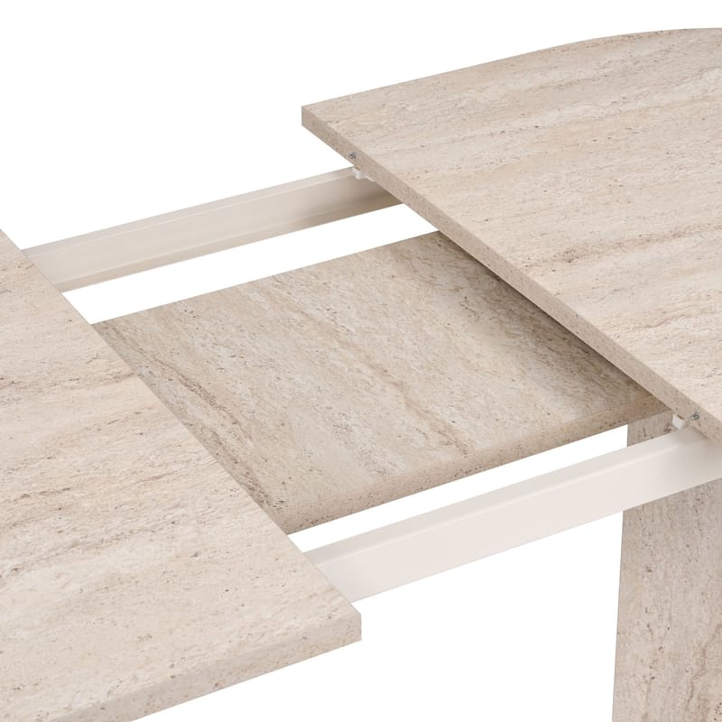Dano Utdragbart Matbord 160 cm Oval - Travertin - Möbler - Bord & matgrupp - Matbord & köksbord