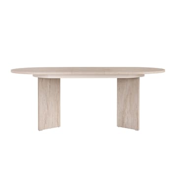 Dano Utdragbart Matbord 160 cm Oval - Travertin - Möbler - Bord & matgrupp - Matbord & köksbord