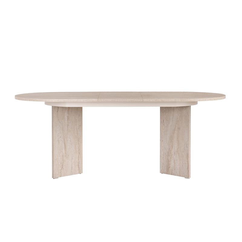 Dano Utdragbart Matbord 160 cm Oval - Travertin - Möbler - Bord & matgrupp - Matbord & köksbord