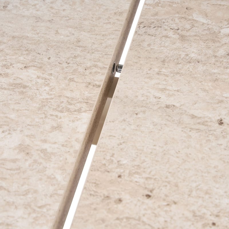 Dano Utdragbart Matbord 160 cm Oval - Travertin - Möbler - Bord & matgrupp - Matbord & köksbord