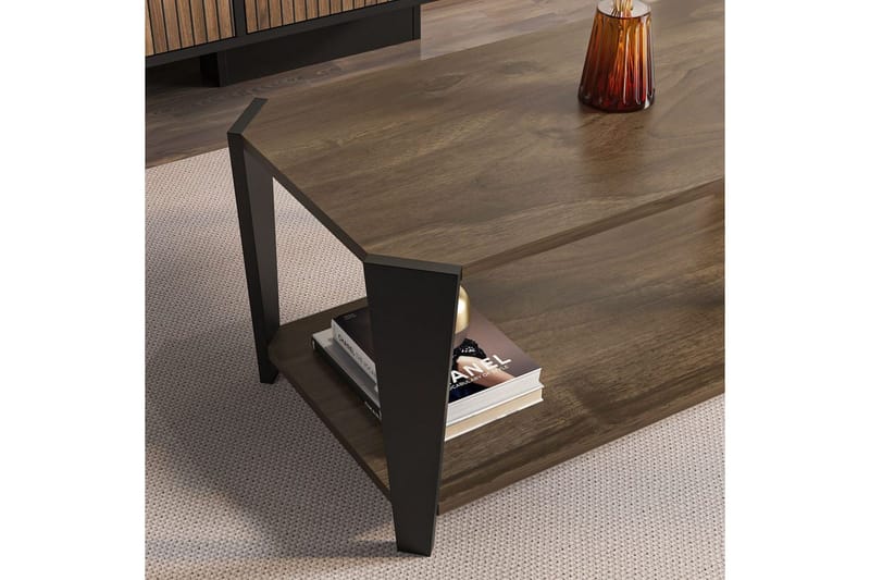 Dargaville Soffbord 91 cm - Valnöt/Svart - Möbler - Bord & matgrupp - Soffbord