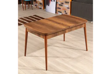 Darnel Utdragbart Rektangulärt Matbord 132 cm med Trä- och Valnötsutseende - Brun - Möbler - Bord & matgrupp - Matbord & köksbord