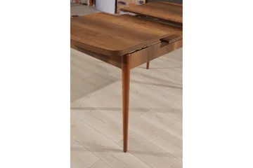 Darnel Utdragbart Rektangulärt Matbord 132 cm med Trä- och Valnötsutseende - Brun - Möbler - Bord & matgrupp - Matbord & köksbord