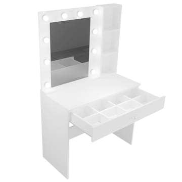 Darrowe Sminkbord 80x147x42,5 cm - Vit - Möbler - Bord & matgrupp - Sminkbord & toalettbord