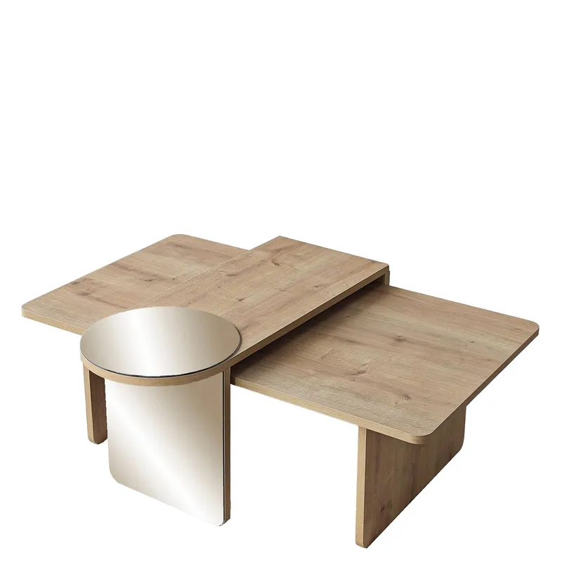 Dasina Soffbord 105 cm, Bronzie/Safir Ek