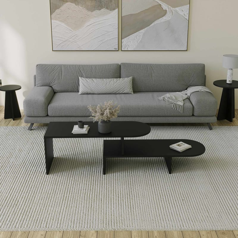 Deliones Soffbord 100 cm - Svart - Möbler - Bord & matgrupp - Soffbord