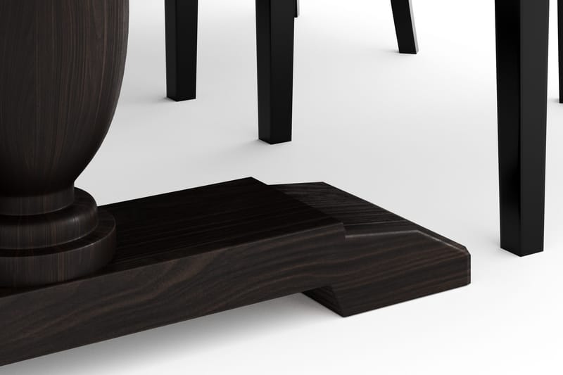 Dijon Matgrupp 200 cm med 6 Viktoria Matstol - 952430-6,704630-1 - Brun - Möbler - Bord & matgrupp - Matgrupp