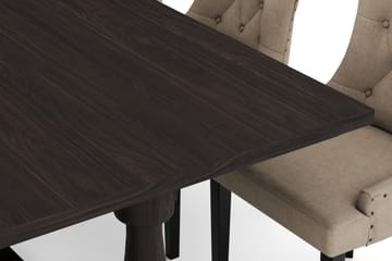 Dijon Matgrupp 200 cm med 6 Viktoria Matstol - 952430-6,704630-1 - Brun - Möbler - Bord & matgrupp - Matgrupp