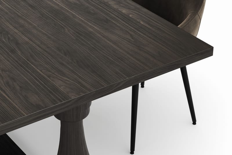 Dijon Matgrupp 200x100cm med 4 Alsarp Matstolar - Brun - Möbler - Bord & matgrupp - Matgrupp