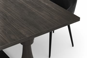 Dijon Matgrupp 200x100cm med 4 Alsarp Matstolar - Brun - Möbler - Bord & matgrupp - Matgrupp