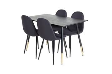 Dipp Matbord 120 cm med 4 Polar Matstol - Möbler - Bord & matgrupp - Matgrupp