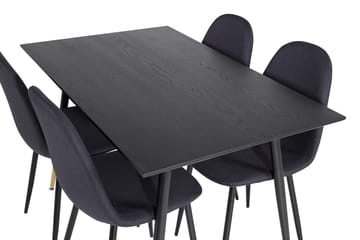 Dipp Matbord 120 cm med 4 Polar Matstol - Möbler - Bord & matgrupp - Matgrupp