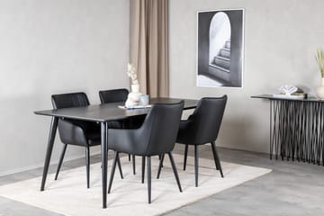 Dipp Matbord 180 cm med 4 Comfort Karmstol - Möbler - Bord & matgrupp - Matgrupp