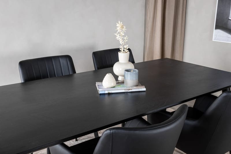 Dipp Matbord 180 cm med 4 Comfort Karmstol - Möbler - Bord & matgrupp - Matgrupp