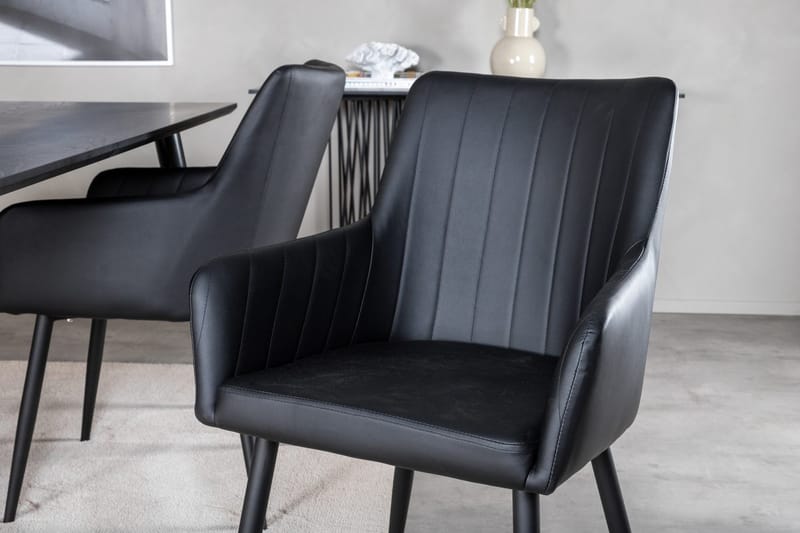 Dipp Matbord 180 cm med 4 Comfort Karmstol - Möbler - Bord & matgrupp - Matgrupp