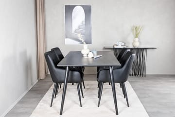 Dipp Matbord 180 cm med 4 Comfort Karmstol - Möbler - Bord & matgrupp - Matgrupp