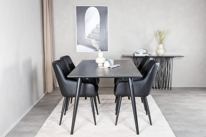 Dipp Matbord 180 cm med 4 Comfort Karmstol - Möbler - Bord & matgrupp - Matgrupp