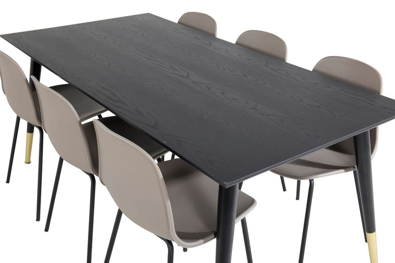 Dipp Matbord 180 cm med 6 Arctic Matstol - Möbler - Bord & matgrupp - Matgrupp