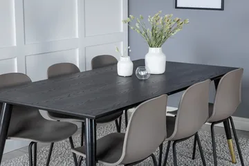 Dipp Matbord 180 cm med 6 Arctic Matstol - Möbler - Bord & matgrupp - Matgrupp