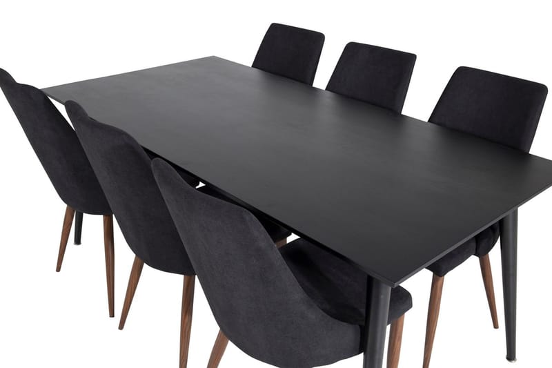 Dipp Matbord 180 cm med 6 Leone Matstol - Möbler - Bord & matgrupp - Matgrupp