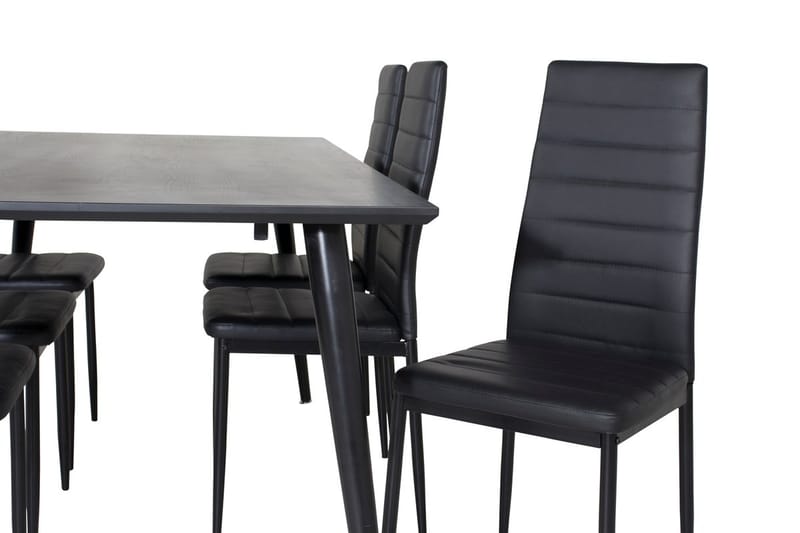 Dipp Matbord 180 cm med 6 Slim Matstol - Möbler - Bord & matgrupp - Matgrupp