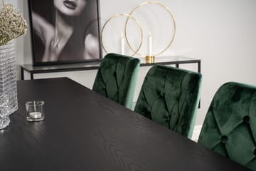 Dipp Matbord 180 cm med 6 Velvet Deluxe Sammetsstol - Möbler - Bord & matgrupp - Matgrupp