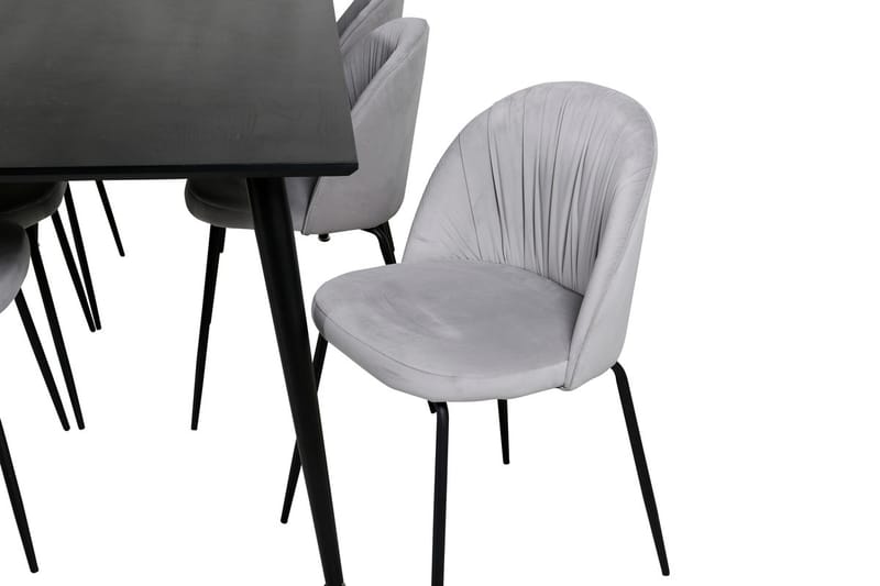 Dipp Matbord 180 cm med 6 Wrinkles Matstol - Möbler - Bord & matgrupp - Matgrupp