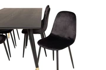 Dipp Matbord 180 cm med 6 Polar Köksstol - Möbler - Bord & matgrupp - Matgrupp