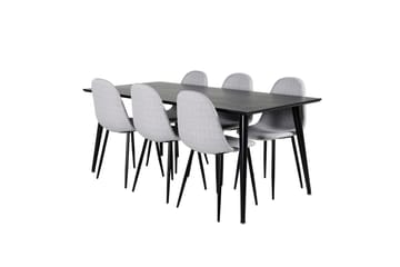 Dipp Matbord 180 cm med 6 Polar Matstol - Möbler - Bord & matgrupp - Matgrupp