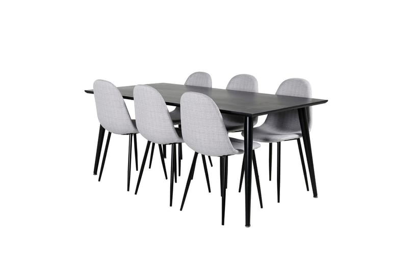 Dipp Matbord 180 cm med 6 Polar Matstol - Möbler - Bord & matgrupp - Matgrupp