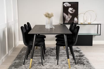Dipp Matbord 180 cm med 6 Polar Köksstol - Möbler - Bord & matgrupp - Matgrupp