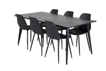 Dipp Matbord 180 cm med 6 Polar Matstol - Möbler - Bord & matgrupp - Matgrupp