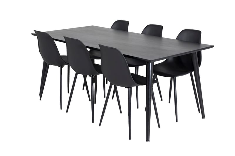 Dipp Matbord 180 cm med 6 Polar Matstol - Möbler - Bord & matgrupp - Matgrupp