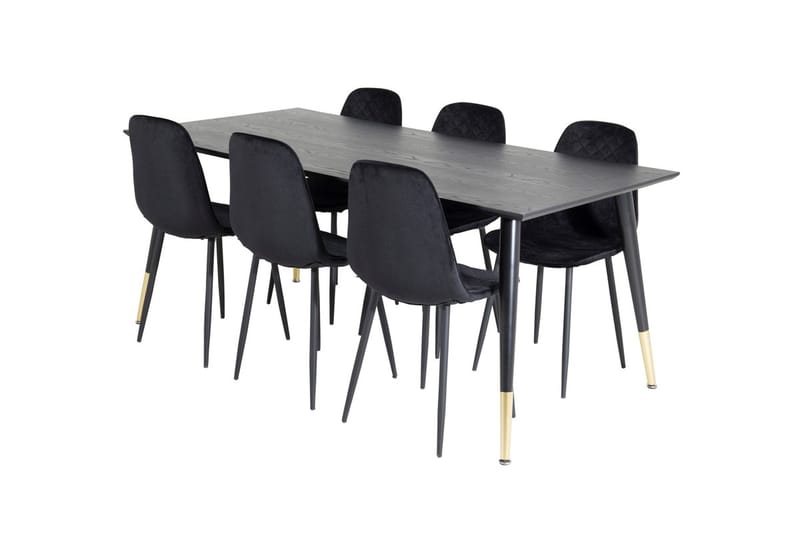 Dipp Matbord 180 cm med 6 Polar Matstol - Möbler - Bord & matgrupp - Matgrupp