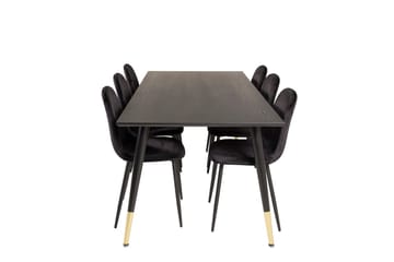 Dipp Matbord 180 cm med 6 Polar Köksstol - Möbler - Bord & matgrupp - Matgrupp