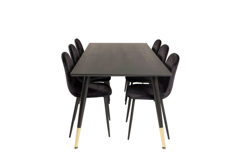 Dipp Matbord 180 cm med 6 Polar Köksstol - Möbler - Bord & matgrupp - Matgrupp