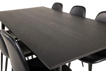 Dipp Matbord 180 cm med 6 Polar Köksstol - Möbler - Bord & matgrupp - Matgrupp
