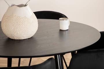 Dipp Matbord med 4 Berit Karmstol med Armstöd - Möbler - Bord & matgrupp - Matgrupp