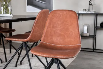 Dipp Matgrupp 180 cm Rektangulär med 6 Polar stolar - Svart - Möbler - Bord & matgrupp - Matgrupp