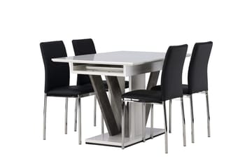 Disa Matbord 120x80 cm med 4 Lily Matstol - Möbler - Bord & matgrupp - Matgrupp