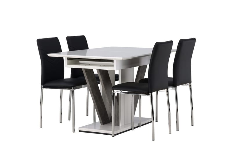 Disa Matbord 120x80 cm med 4 Lily Matstol - Möbler - Bord & matgrupp - Matgrupp