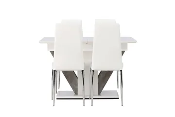 Disa Matbord 120x80 cm med 4 Pastill Matstol - Möbler - Bord & matgrupp - Matgrupp