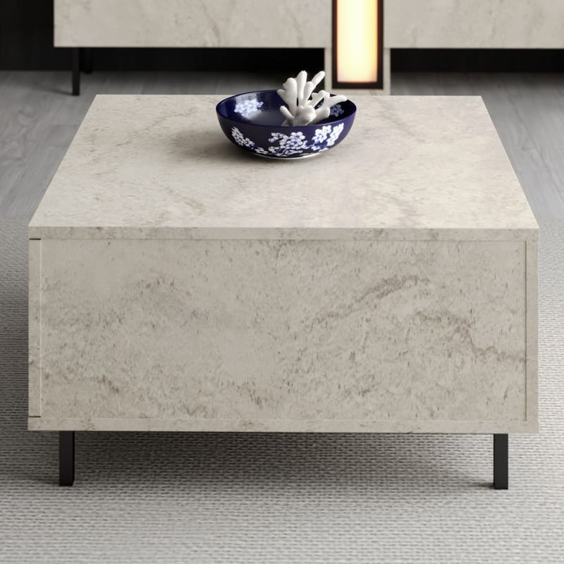 Djarhint Soffbord 75 cm - Travertin - Möbler - Bord & matgrupp - Soffbord