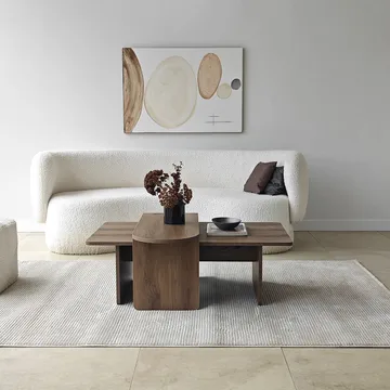 Djarhint Soffbordsset 82 cm - Brons och valnöt - Möbler - Bord & matgrupp - Soffbord