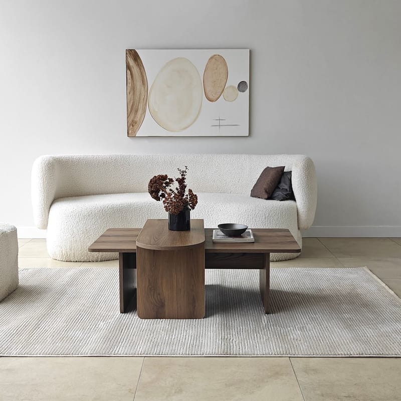 Djarhint Soffbordsset 82 cm - Brons och valnöt - Möbler - Bord & matgrupp - Soffbord