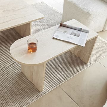 Djarhint Soffbordsset 82 cm - Brons/Travertin - Möbler - Bord & matgrupp - Marmorbord