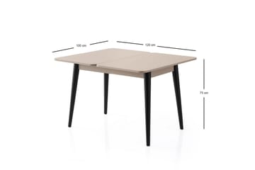 Dolcer Matbord 100 cm Rektangulär - Brun - Möbler - Bord & matgrupp - Matbord & köksbord